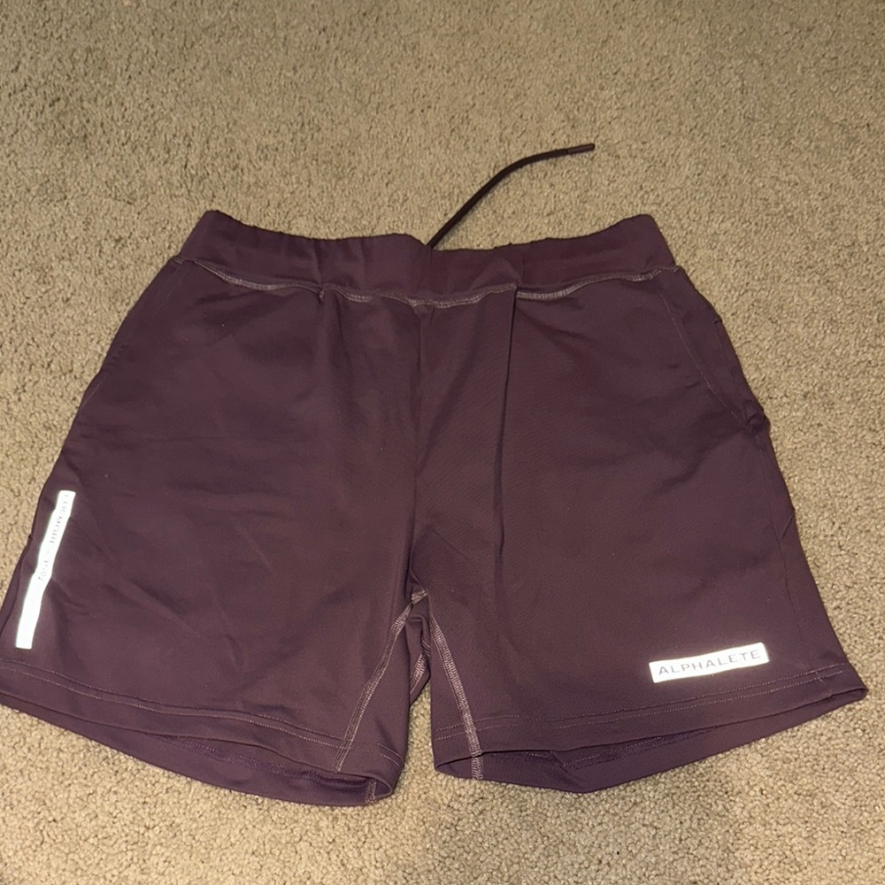 Alphalete Athletic Shorts with Reflective Strips